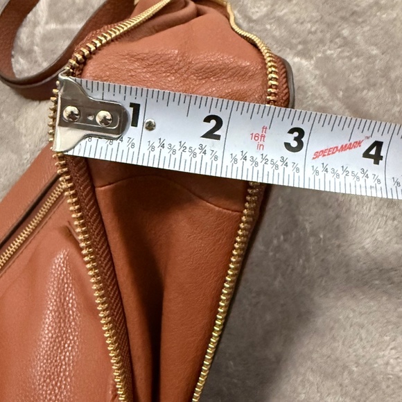 Fossil Brown Leather Crossbody Bag Purse adjustable straps - Picture 10 of 10